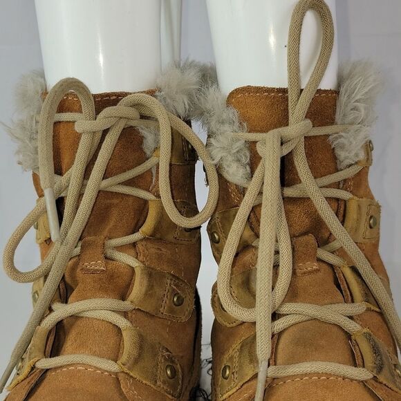 Sorel Joan Explorer Suede Leather Women's Ankle Booties - Picture 14 of 16